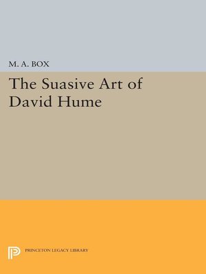 cover image of The Suasive Art of David Hume